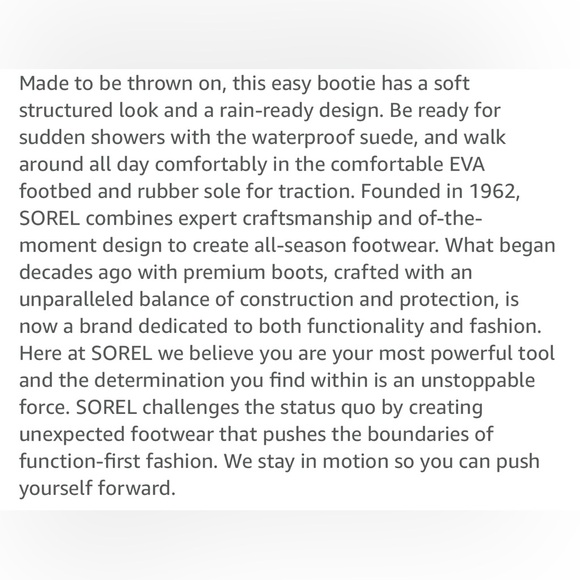 Sorel Women's Gray “Evie” pull on bootie - Picture 8 of 16